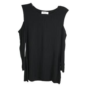 Bailey 44 Top Women S Retro Disco Party Crew Neck Cold Shoulder Long Sleeve